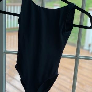 Black leotard girls